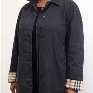 Burberry Nova Check Trench Coat Jacket